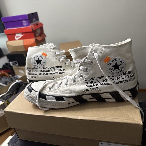 Size 10 - Converse Off-White x Chuck 70 White BS500 main image 4